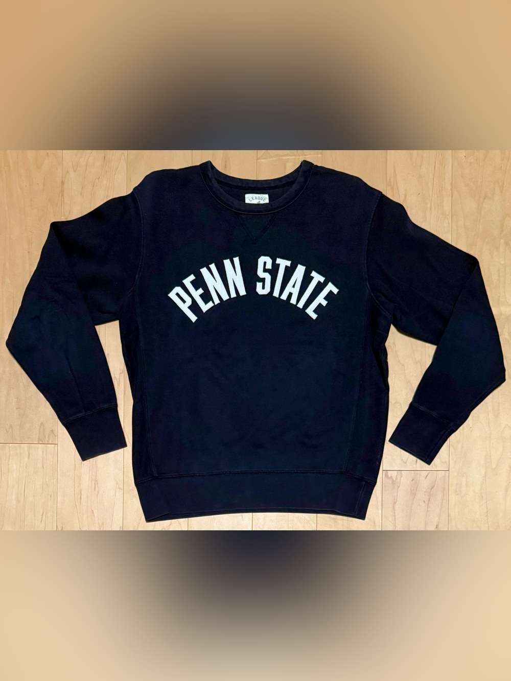 League Penn State Nittany Lions Crewneck Sweatshirt Spellout Blue Unisex Medium